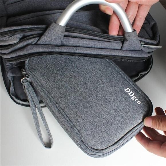 Electronic Travel Packing Organizer Pouch forKeeping Tech Accessories Cable Cord - Picture 7 of 7